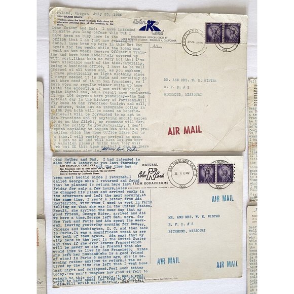 1955-1963 Incredible Peter Winter Jumbo Postcards US Scenes Collection Set 12 - Picture 15 of 16